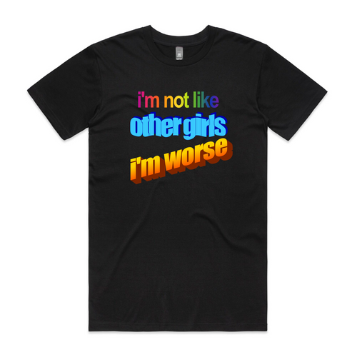 Other Girls Tee by Lonely Kids Club. All clothing from our T-shirts to our shorts and hoodies are ethically made, and printed packed and shipped from Sydney.