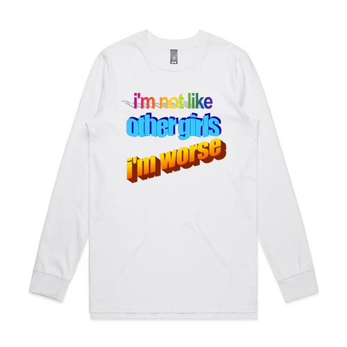 Other Girls Tee by Lonely Kids Club. All clothing from our T-shirts to our shorts and hoodies are ethically made, and printed packed and shipped from Sydney.