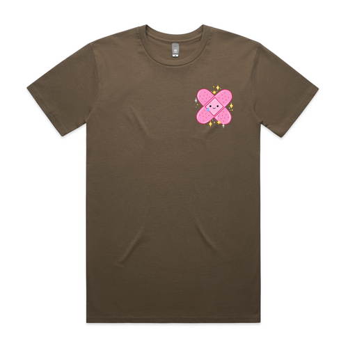 Ouchie Tee by Lonely Kids Club. All clothing from our T-shirts to our shorts and hoodies are ethically made, and printed packed and shipped from Sydney.