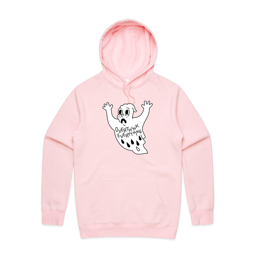 Overthink Everything Hoodie by Lonely Kids Club. All clothing from our T-shirts to our shorts and hoodies are ethically made, and printed packed and shipped from Sydney.