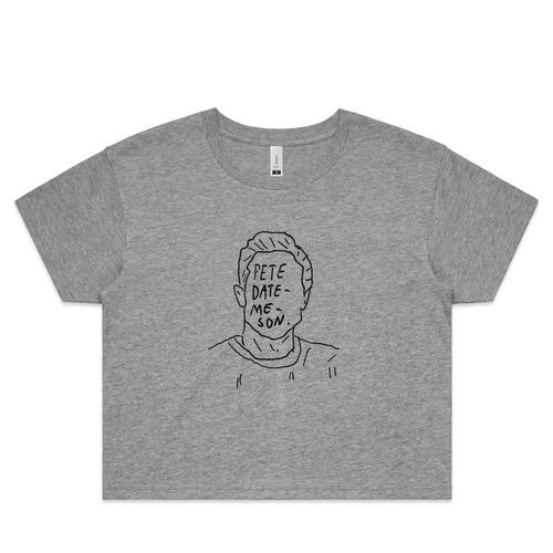 Pete Date-Me-Son Tee by Lonely Kids Club. All clothing from our T-shirts to our shorts and hoodies are ethically made, and printed packed and shipped from Sydney.