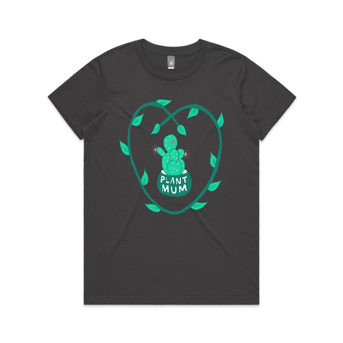 Plant Mum Tee by Lonely Kids Club. All clothing from our T-shirts to our shorts and hoodies are ethically made, and printed packed and shipped from Sydney.