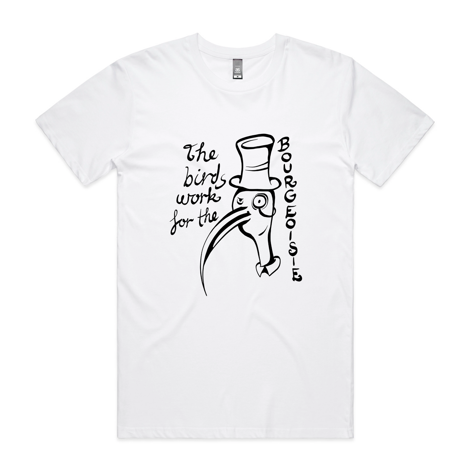 political bird t shirt bourgeoisie birds design australia