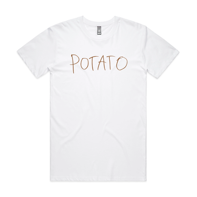 Potato Tee by Lonely Kids Club. All clothing from our T-shirts to our shorts and hoodies are ethically made, and printed packed and shipped from Sydney.
