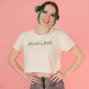 Don't Be A Prick Tee by Lonely Kids Club. All clothing from our T-shirts to our shorts and hoodies are ethically made, and printed packed and shipped from Sydney.