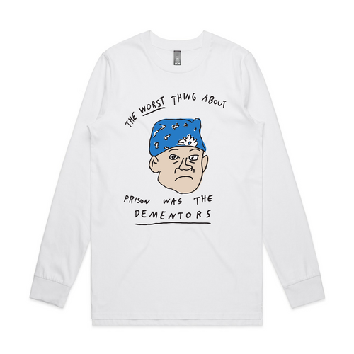 Prison Mike Tee by Lonely Kids Club. All clothing from our T-shirts to our shorts and hoodies are ethically made, and printed packed and shipped from Sydney.