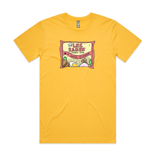 Ramen Tee by Lonely Kids Club. All clothing from our T-shirts to our shorts and hoodies are ethically made, and printed packed and shipped from Sydney.