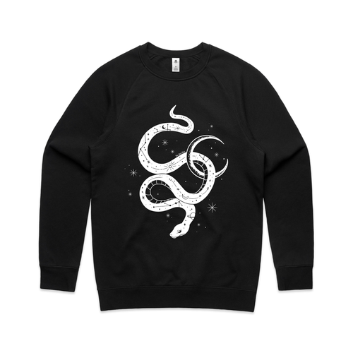 Serpent Jumper by Lonely Kids Club. All clothing from our T-shirts to our shorts and hoodies are ethically made, and printed packed and shipped from Sydney.