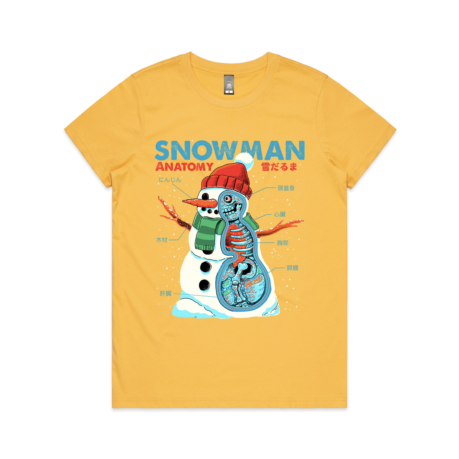 Snowman Anatomy Tee