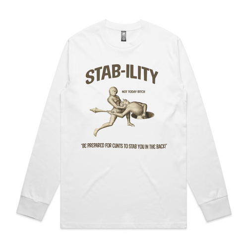 Stability Tee by Lonely Kids Club. All clothing from our T-shirts to our shorts and hoodies are ethically made, and printed packed and shipped from Sydney.