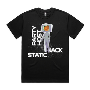 Static Jack Tee by Lonely Kids Club. All clothing from our T-shirts to our shorts and hoodies are ethically made, and printed packed and shipped from Sydney.