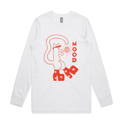 Mood Cat Tee by Lonely Kids Club. All clothing from our T-shirts to our shorts and hoodies are ethically made, and printed packed and shipped from Sydney.