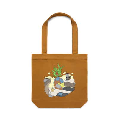 The Grind Tote by Lonely Kids Club. All clothing from our T-shirts to our shorts and hoodies are ethically made, and printed packed and shipped from Sydney.