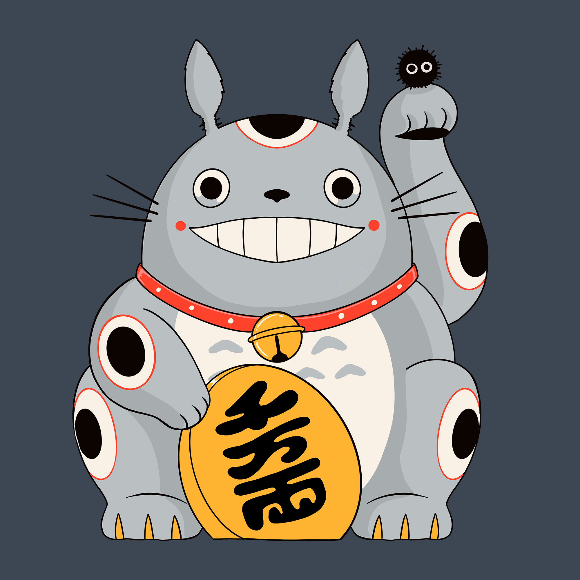 Maneki Totoro Tee