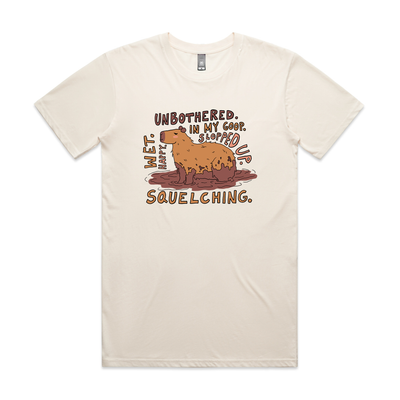 Unbothered Tee by Lonely Kids Club. All clothing from our T-shirts to our shorts and hoodies are ethically made, and printed packed and shipped from Sydney.