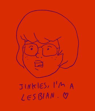 Jinkies I'm A Lesbian Tee