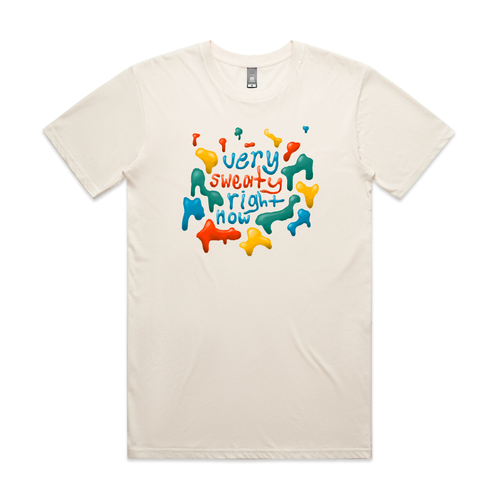 Very Sweaty Tee by Lonely Kids Club. All clothing from our T-shirts to our shorts and hoodies are ethically made, and printed packed and shipped from Sydney.