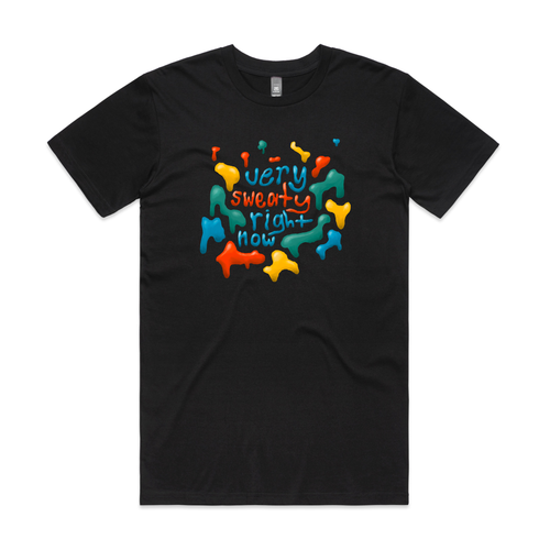 Very Sweaty Tee by Lonely Kids Club. All clothing from our T-shirts to our shorts and hoodies are ethically made, and printed packed and shipped from Sydney.