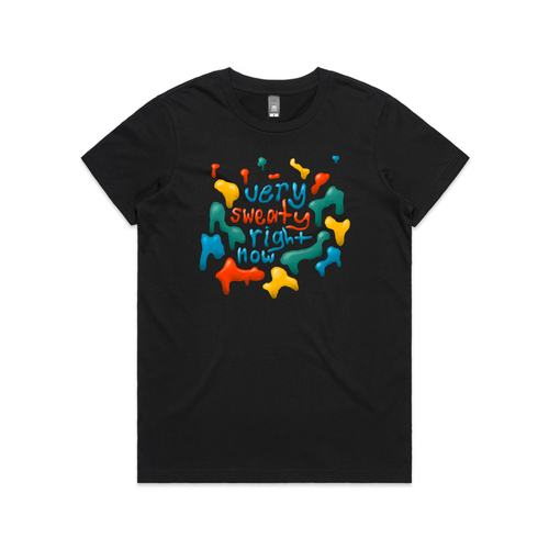 Very Sweaty Tee by Lonely Kids Club. All clothing from our T-shirts to our shorts and hoodies are ethically made, and printed packed and shipped from Sydney.