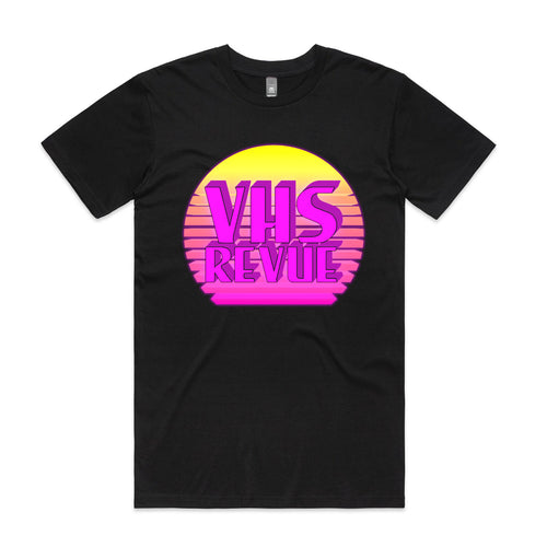 VHS Revue Tee by Lonely Kids Club. All clothing from our T-shirts to our shorts and hoodies are ethically made, and printed packed and shipped from Sydney.