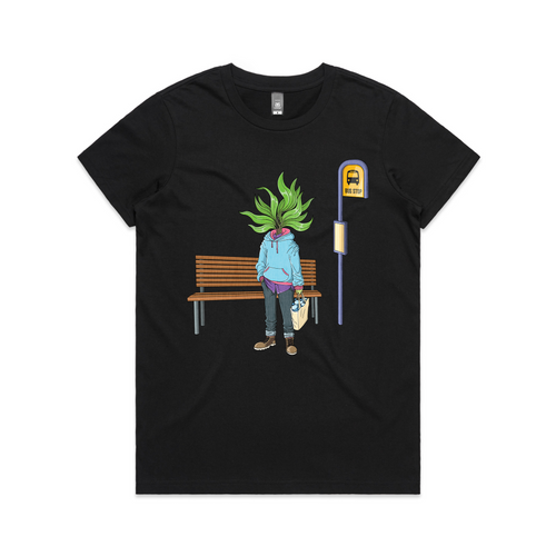 Waiting Around Tee by Lonely Kids Club. All clothing from our T-shirts to our shorts and hoodies are ethically made, and printed packed and shipped from Sydney.