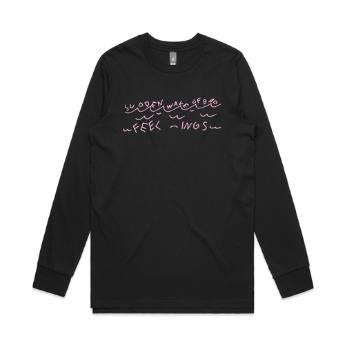 Wave Of Bad Feelings Tee by Lonely Kids Club. All clothing from our T-shirts to our shorts and hoodies are ethically made, and printed packed and shipped from Sydney.