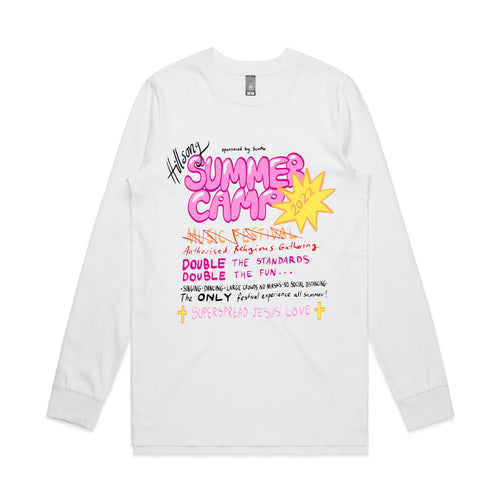 Hillsong Summer Camp Tee by Lonely Kids Club. All clothing from our T-shirts to our shorts and hoodies are ethically made, and printed packed and shipped from Sydney.
