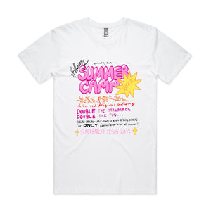 Hillsong Summer Camp Tee by Lonely Kids Club. All clothing from our T-shirts to our shorts and hoodies are ethically made, and printed packed and shipped from Sydney.