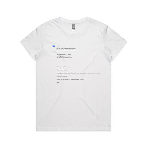 Why Would You Do This Tee by Lonely Kids Club. All clothing from our T-shirts to our shorts and hoodies are ethically made, and printed packed and shipped from Sydney.