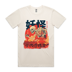 Yokai And Cats Tee by Lonely Kids Club. All clothing from our T-shirts to our shorts and hoodies are ethically made, and printed packed and shipped from Sydney.
