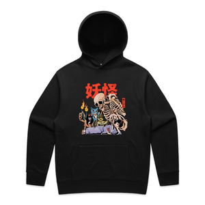 Yokai Club Hoodie by Lonely Kids Club. All clothing from our T-shirts to our shorts and hoodies are ethically made, and printed packed and shipped from Sydney.